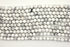 White Howlite Gemstone Beads, 8mm, Faceted